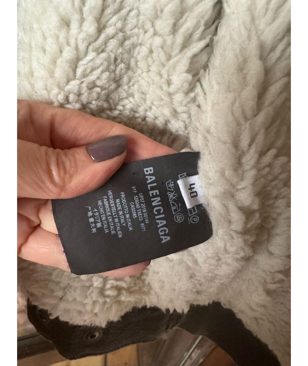 BALENCIAGA Серая деним куртка, фото 5