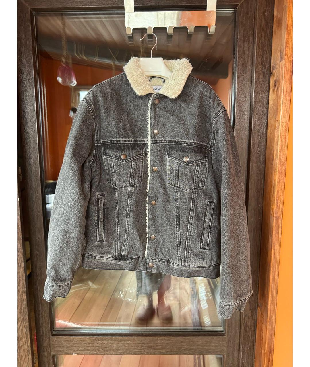 BALENCIAGA Серая деним куртка, фото 6