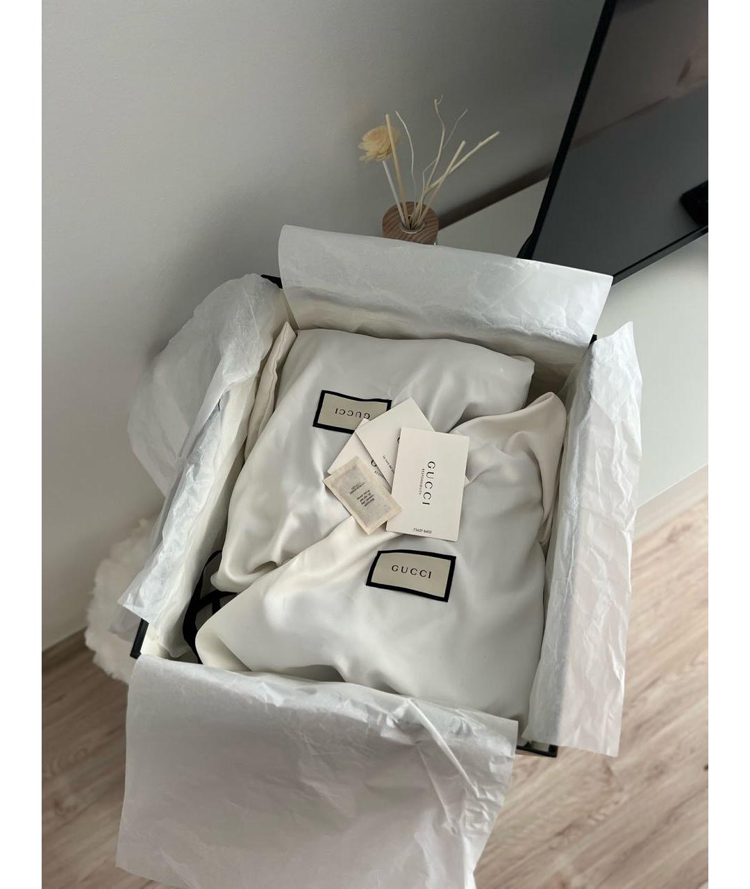 GUCCI Черные кожаные полусапоги, фото 4