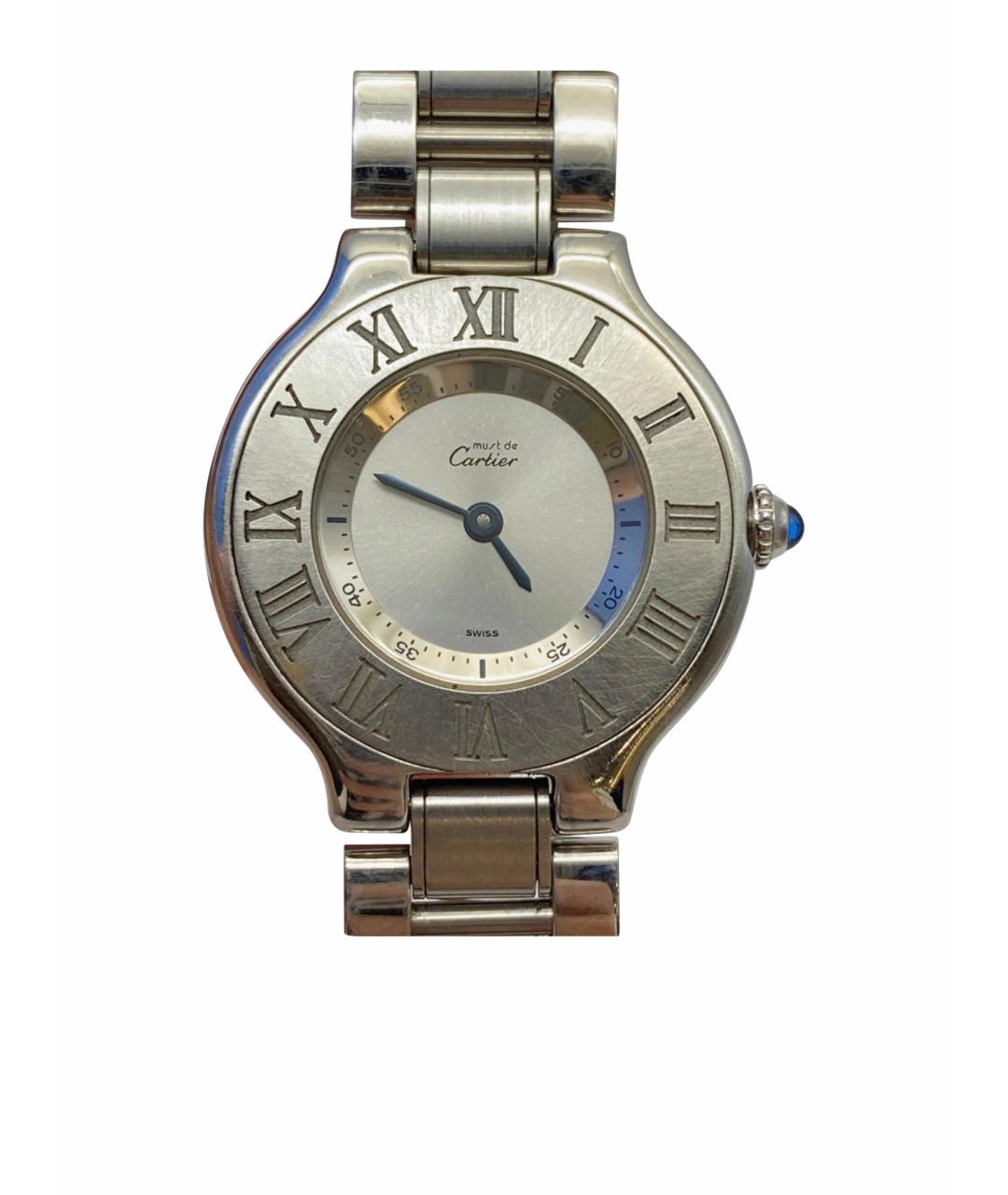 CARTIER Серебряные часы, фото 6