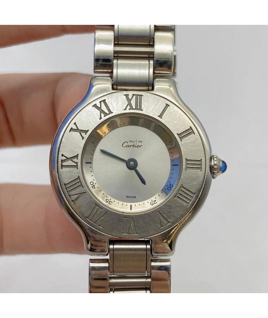 CARTIER Серебряные часы, фото 2