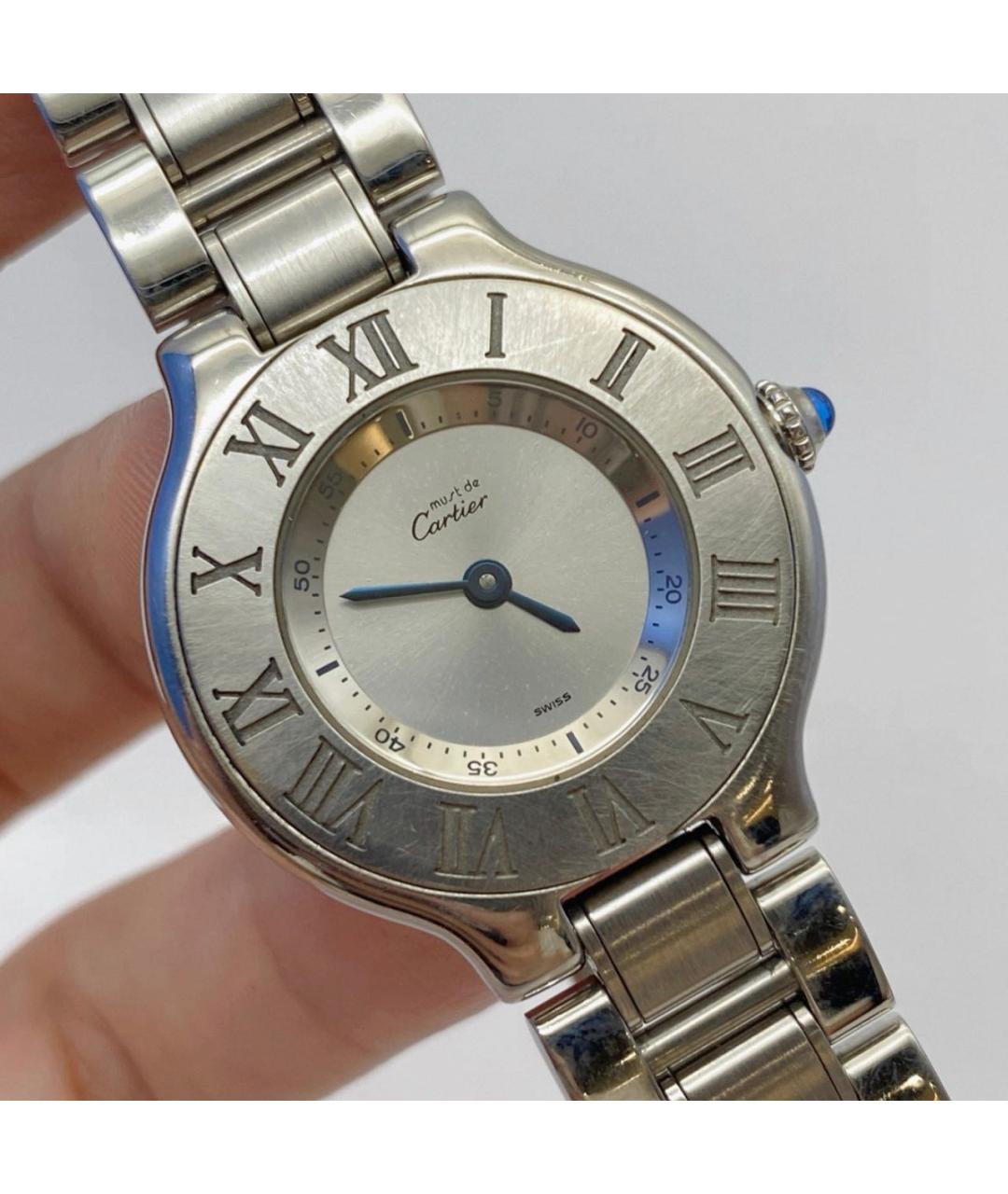 CARTIER Серебряные часы, фото 3