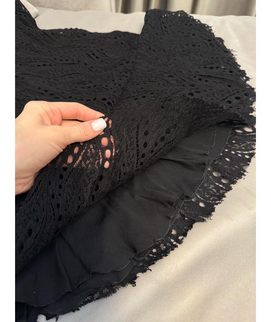 SAINT LAURENT Черное шелковое платье, фото 2