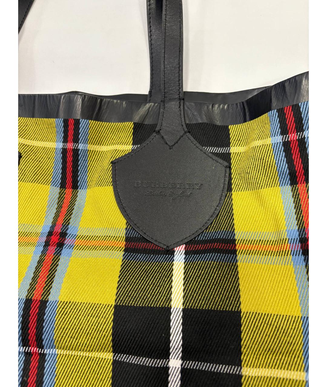 BURBERRY Хлопковая сумка с короткими ручками, фото 3