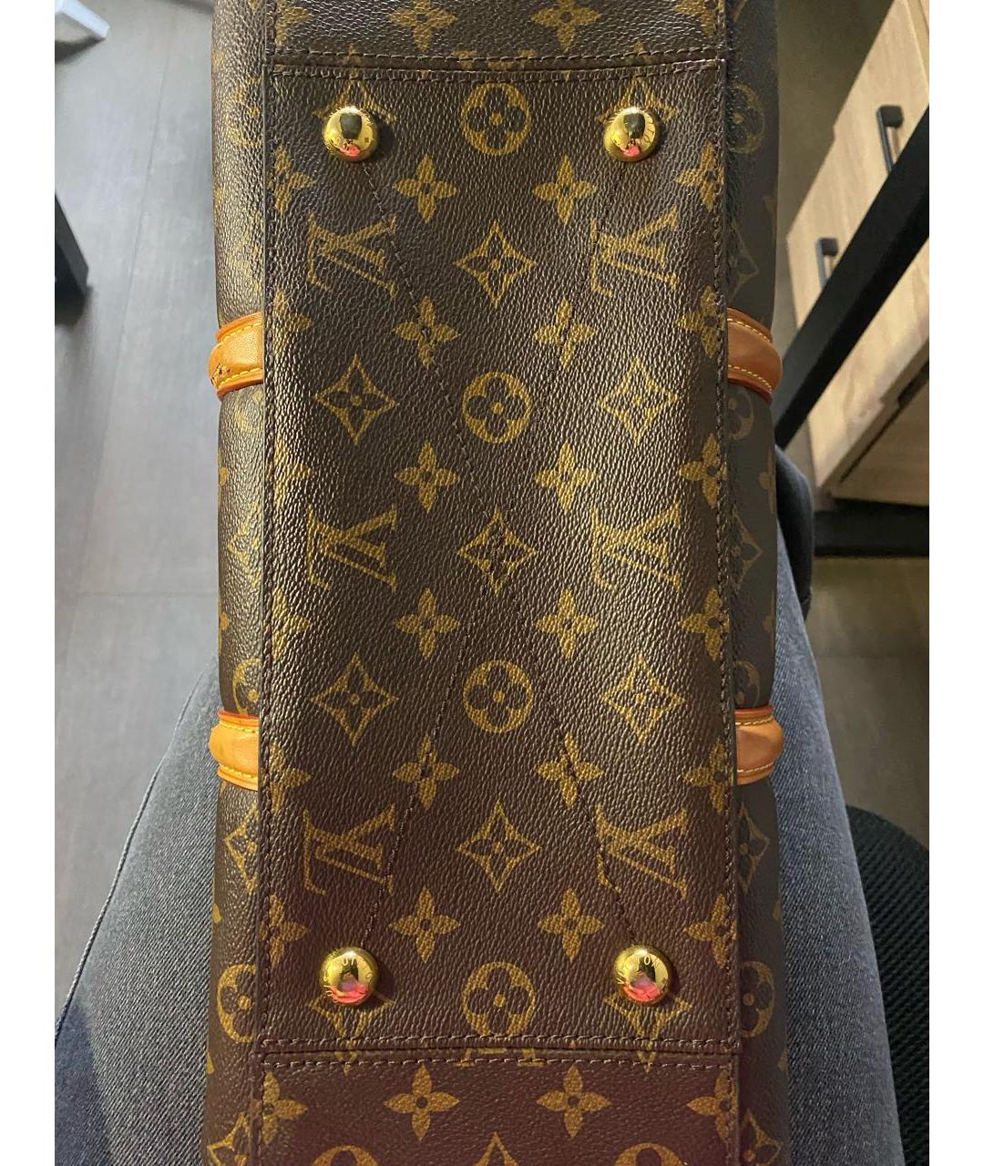 LOUIS VUITTON Коричневая сумка с короткими ручками, фото 6