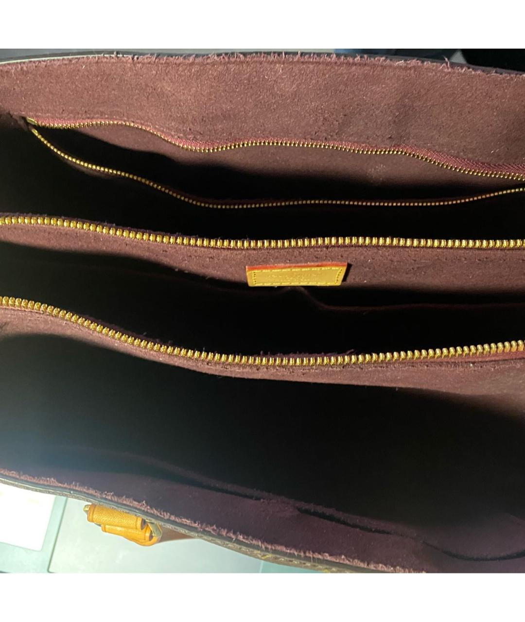 LOUIS VUITTON Коричневая сумка с короткими ручками, фото 8