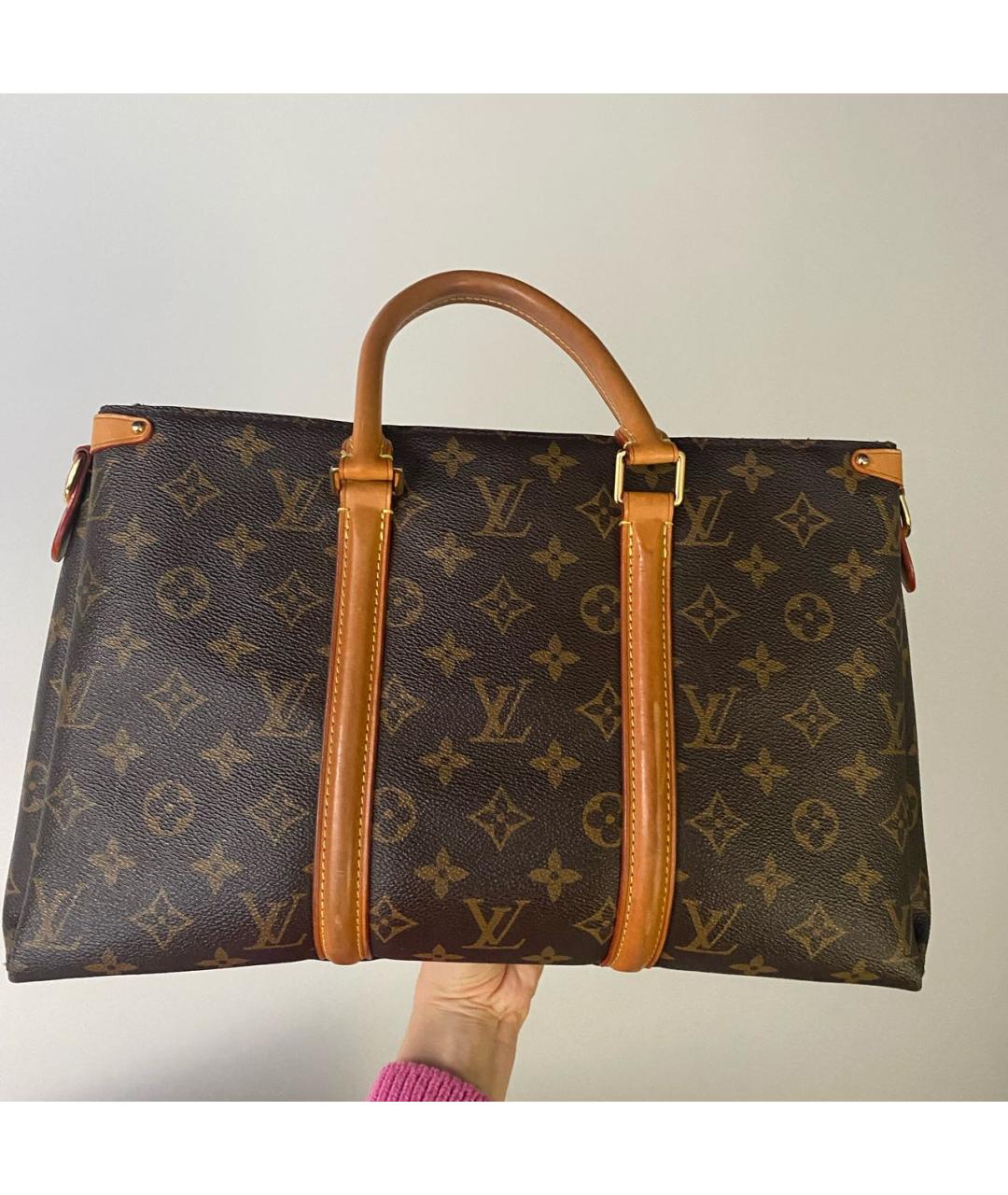 LOUIS VUITTON Коричневая сумка с короткими ручками, фото 9