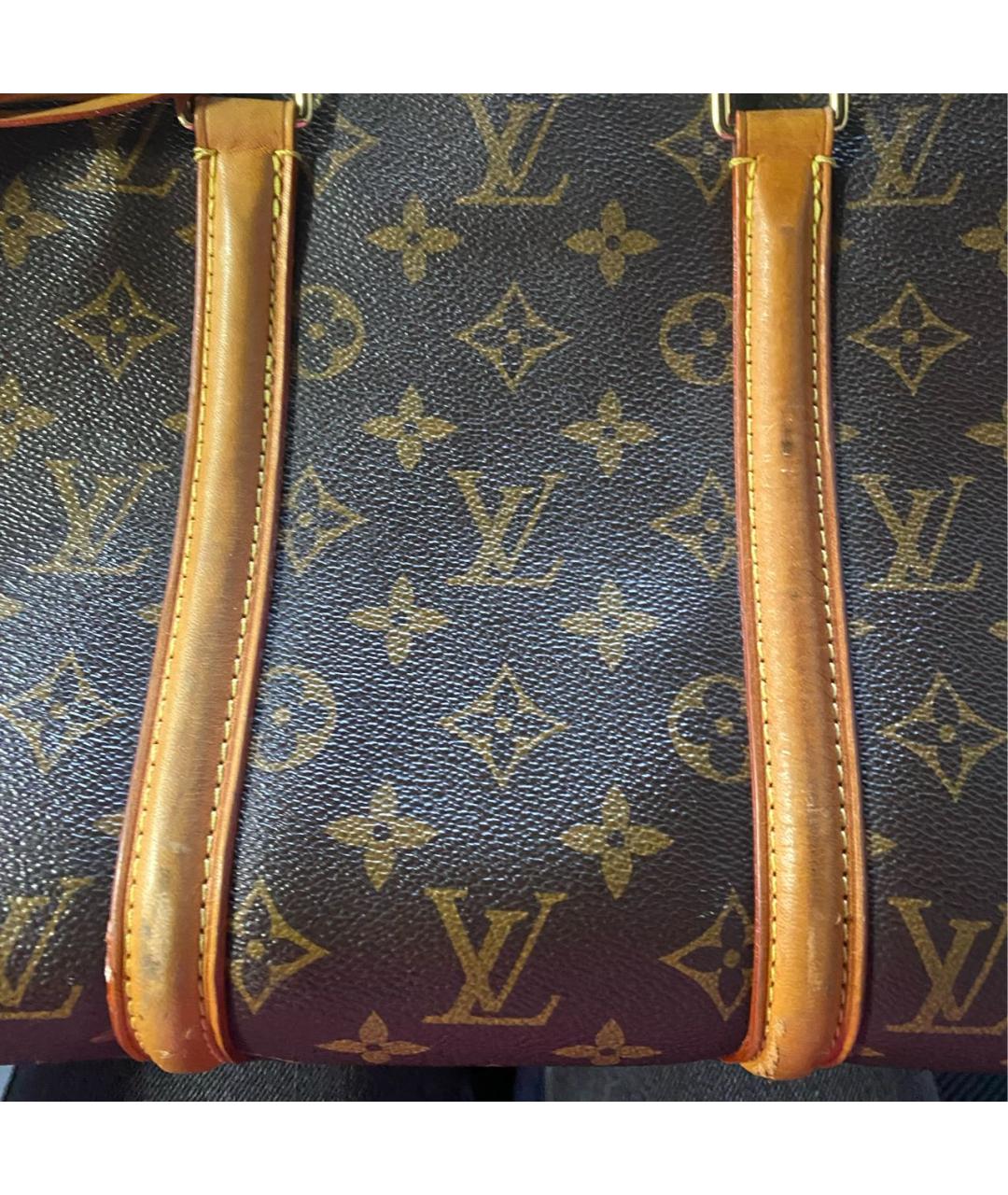 LOUIS VUITTON Коричневая сумка с короткими ручками, фото 5