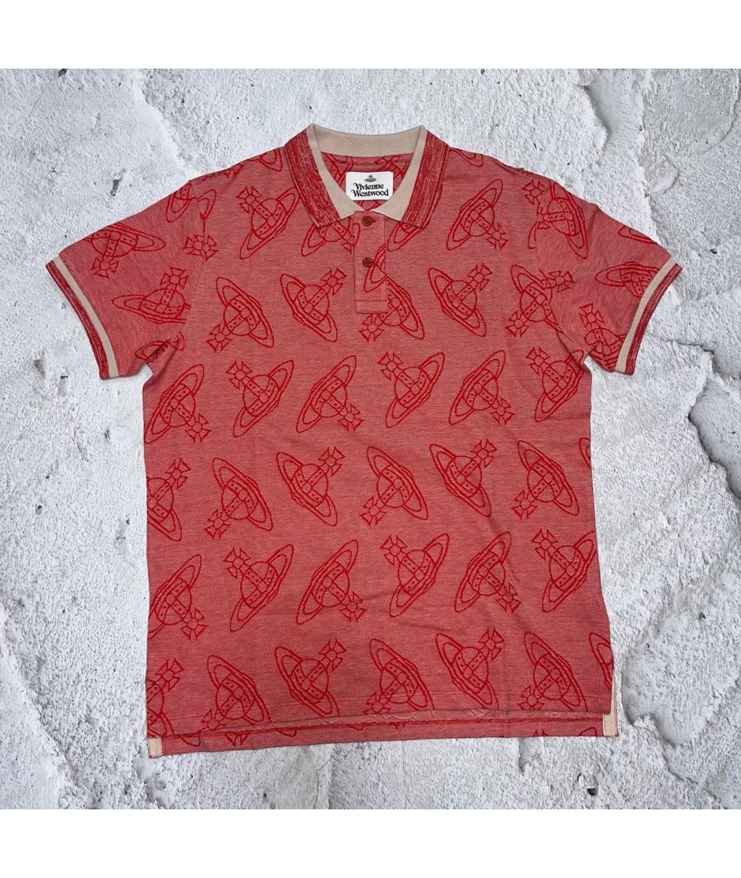 VIVIENNE WESTWOOD Красное поло с коротким рукавом, фото 4