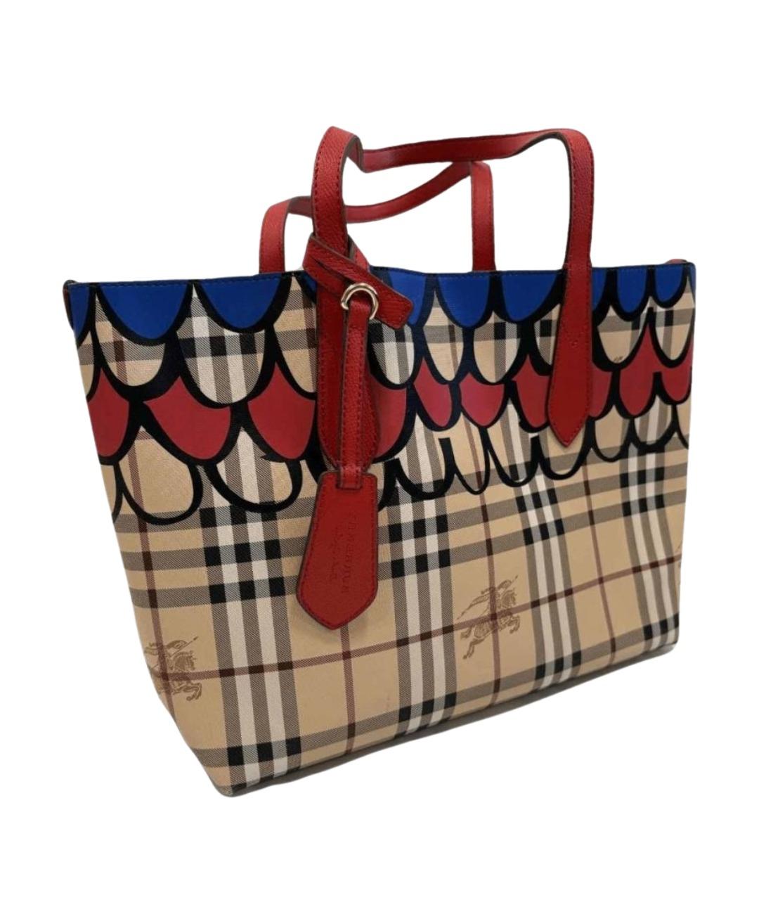 BURBERRY Мульти сумка с короткими ручками из искусственной кожи, фото 1