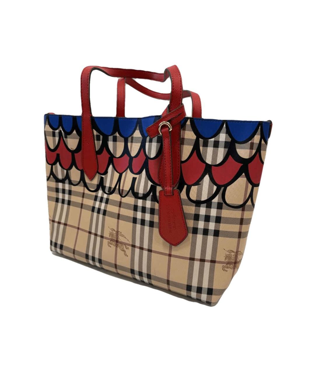 BURBERRY Мульти сумка с короткими ручками из искусственной кожи, фото 8