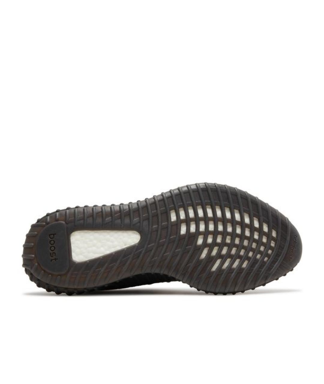 ADIDAS YEEZY Черные текстильные низкие кроссовки / кеды, фото 4