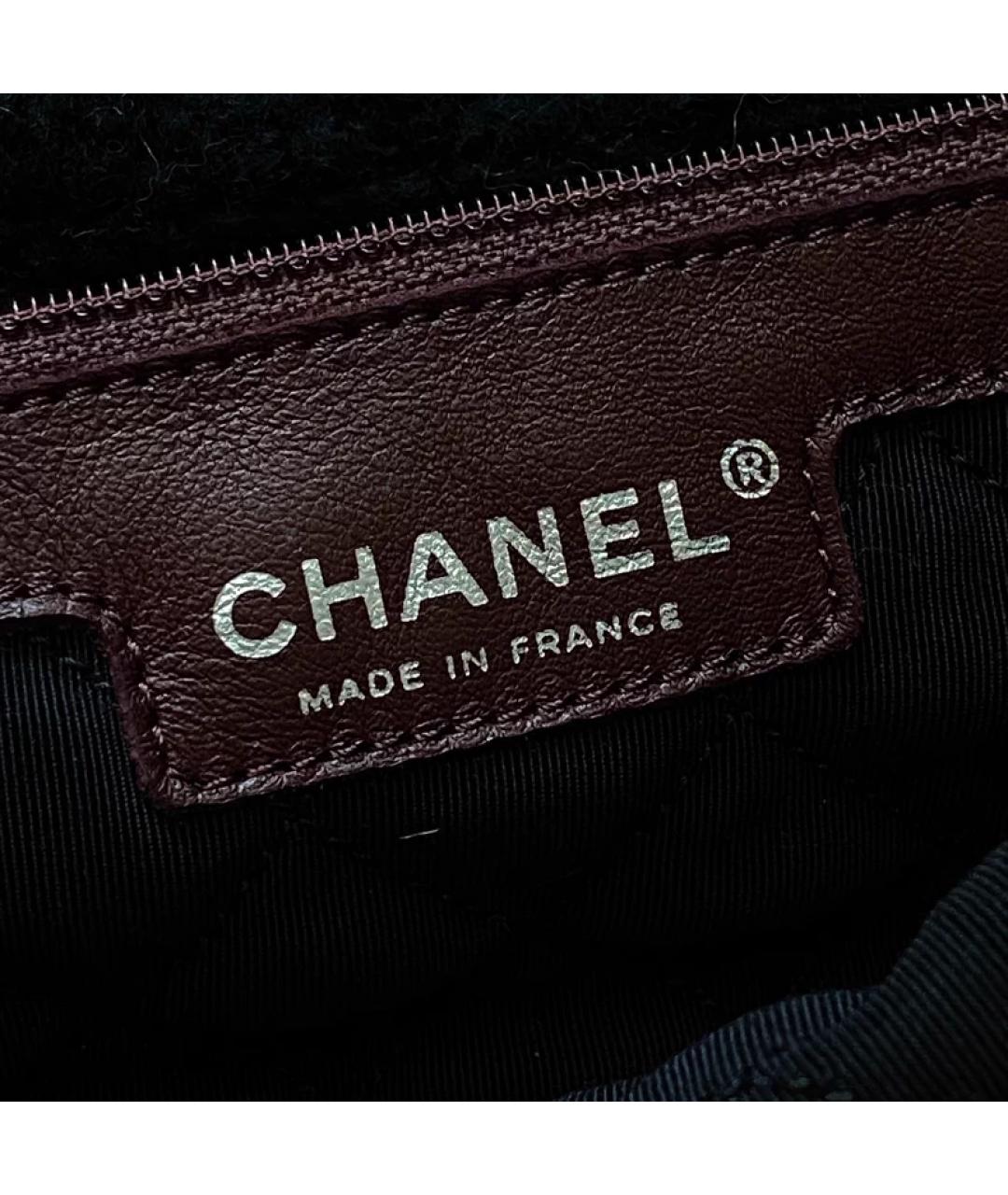 CHANEL Коричневая меховая сумка через плечо, фото 5