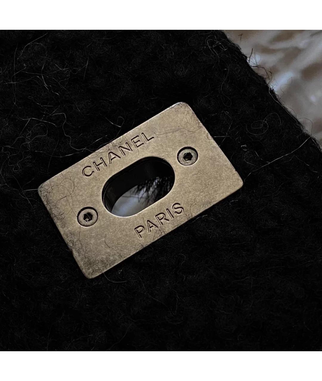 CHANEL Коричневая меховая сумка через плечо, фото 4