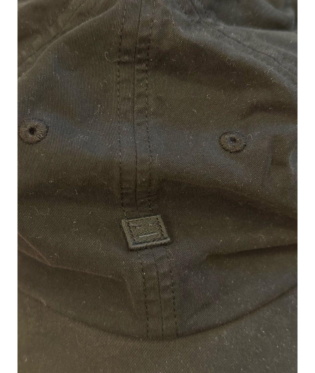 ACNE STUDIOS Черная хлопковая кепка, фото 4