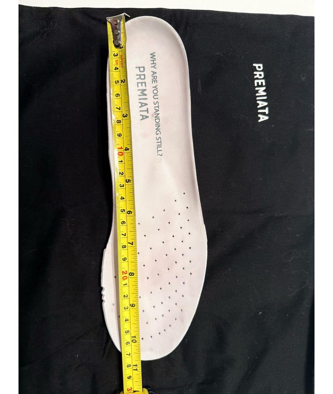PREMIATA Черные синтетические низкие кроссовки / кеды, фото 5