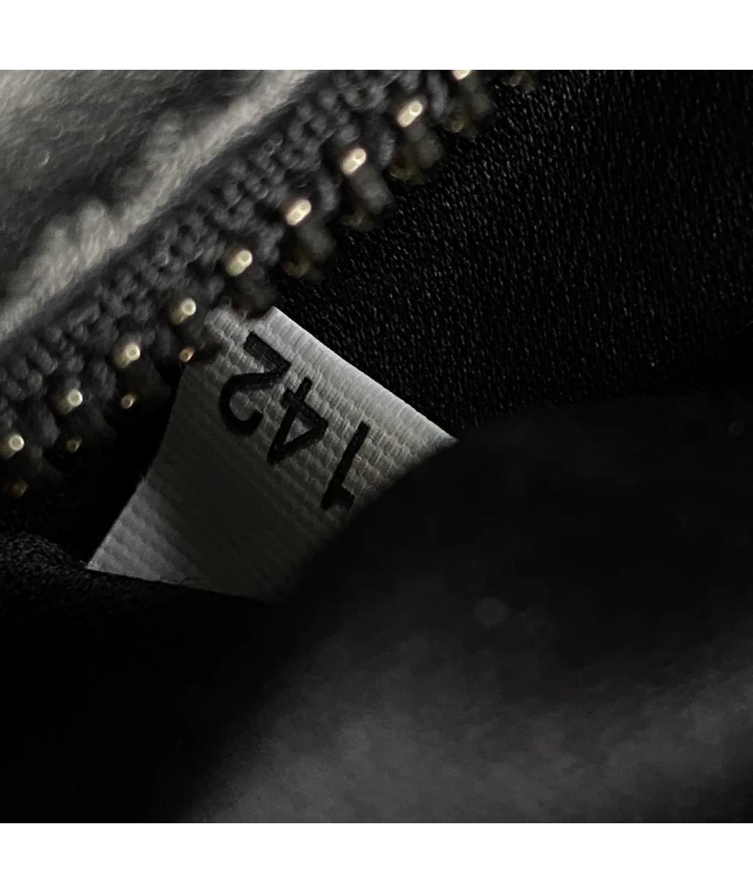 MIU MIU Черная бархатная сумка с короткими ручками, фото 7