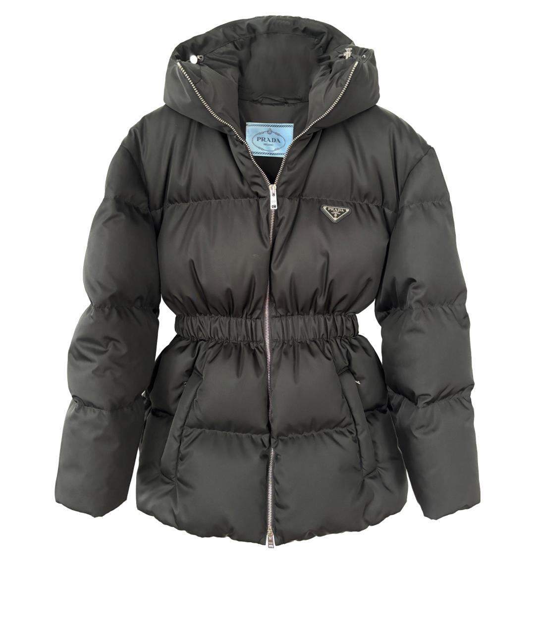 PRADA Черный пуховик, фото 1