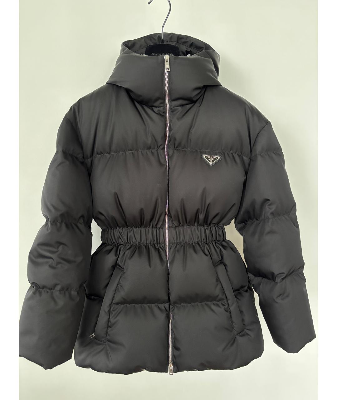 PRADA Черный пуховик, фото 2