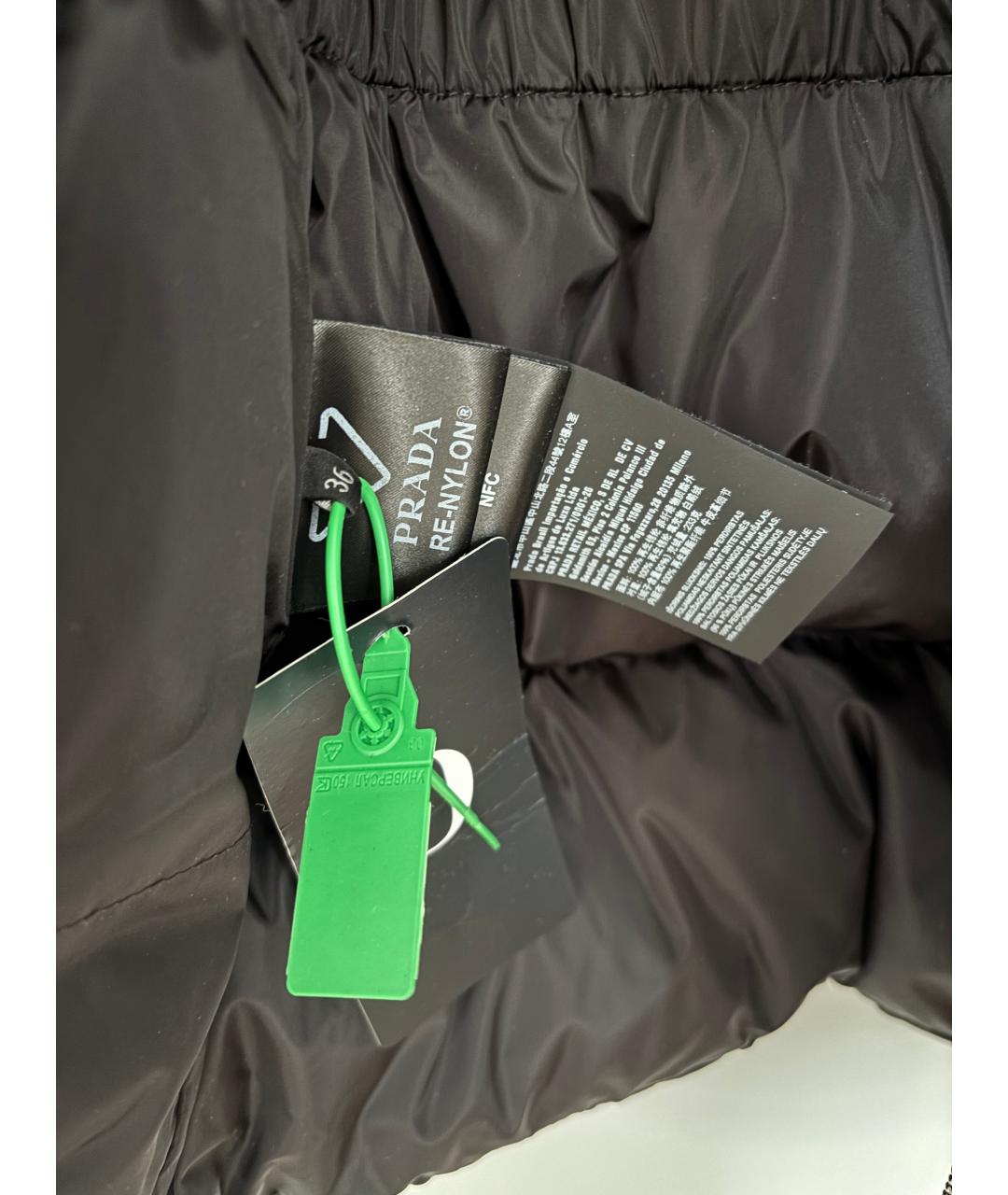 PRADA Черный пуховик, фото 5