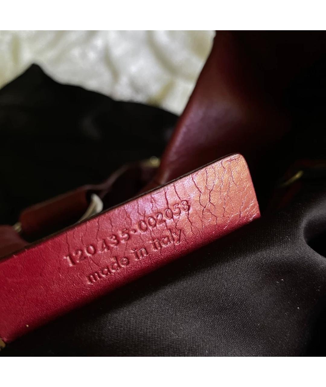 SAINT LAURENT Красная сумка с короткими ручками, фото 7