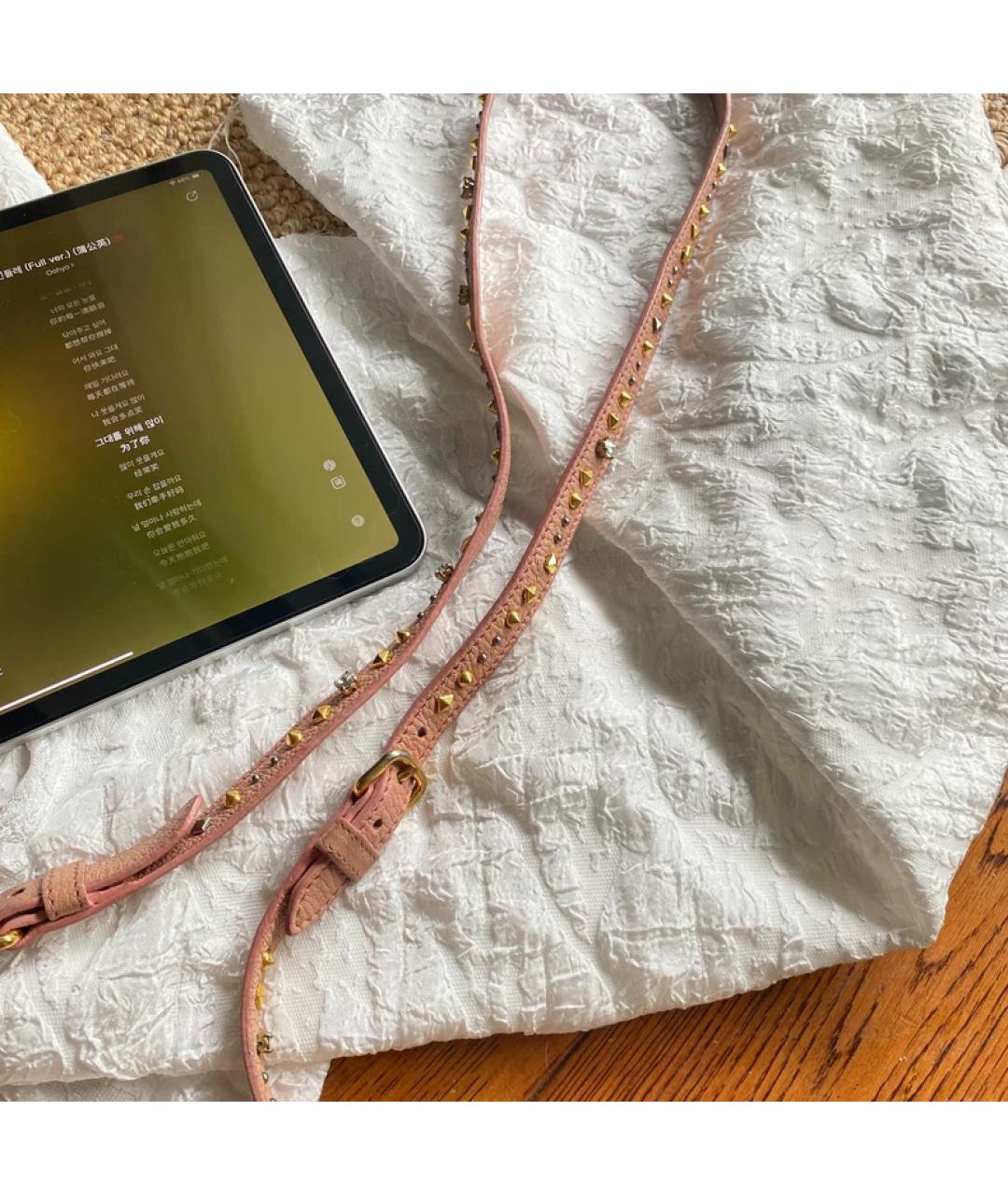 MIU MIU Розовая сумка с короткими ручками, фото 2