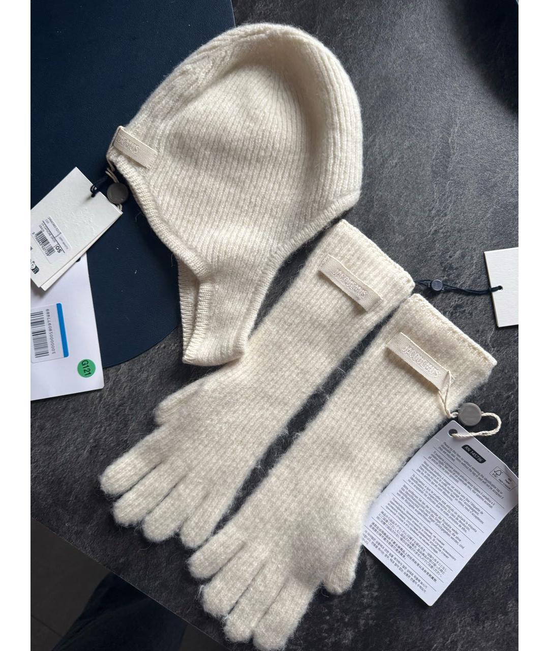 JACQUEMUS Бежевая шерстяная шапка, фото 4