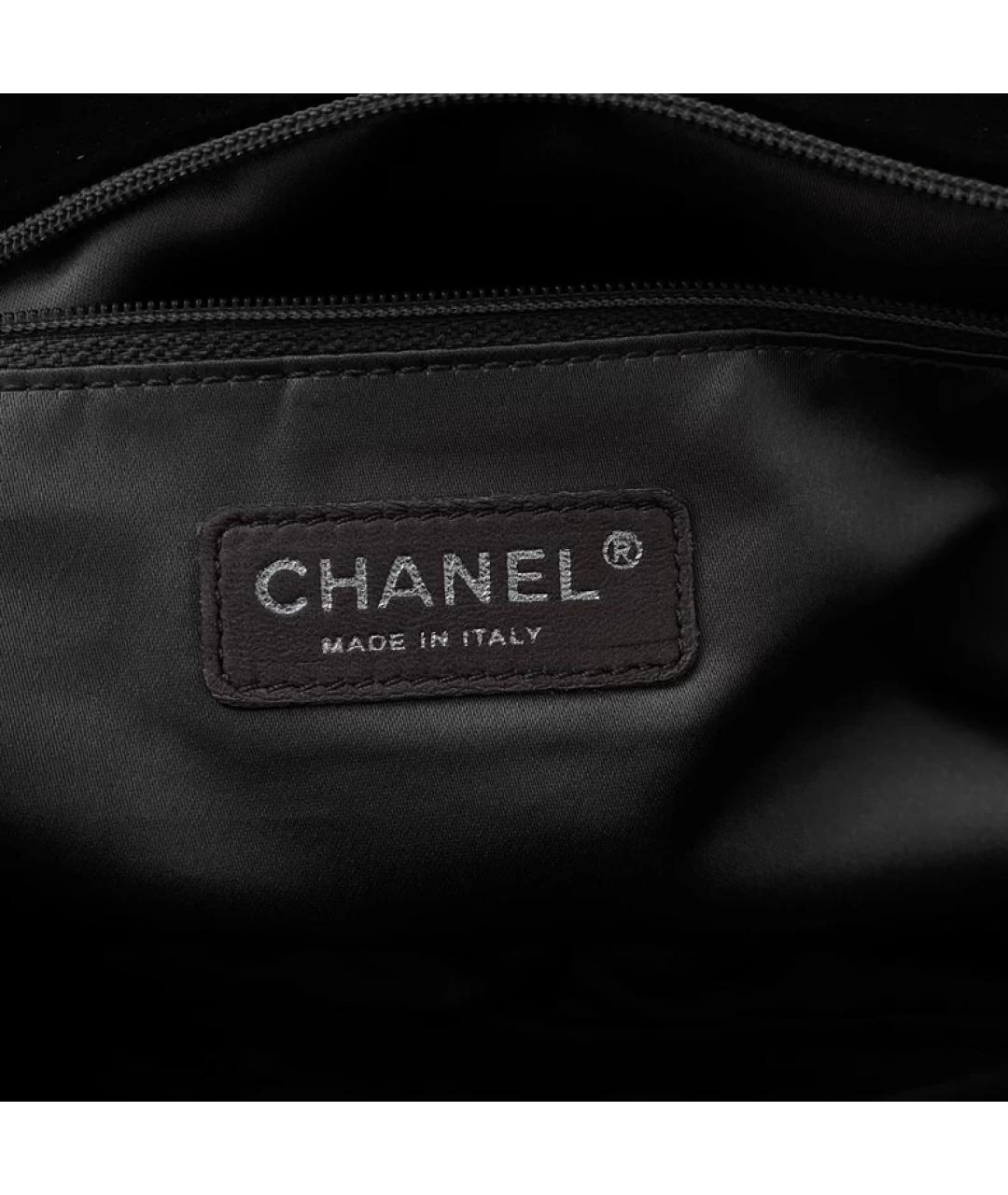 CHANEL Черная бархатная сумка с короткими ручками, фото 5