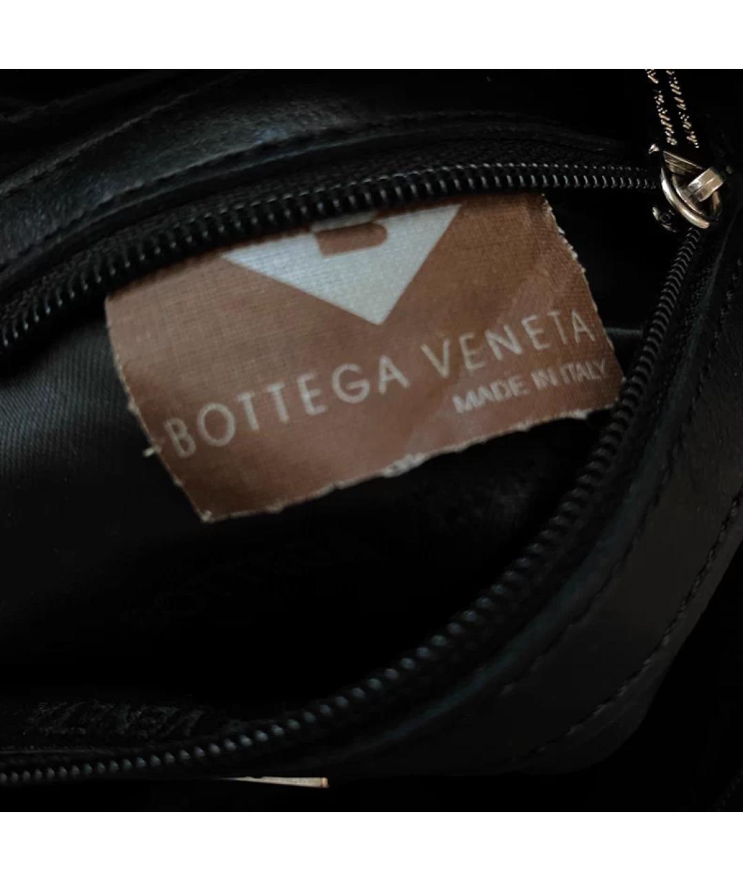 BOTTEGA VENETA Черная сумка с короткими ручками, фото 7