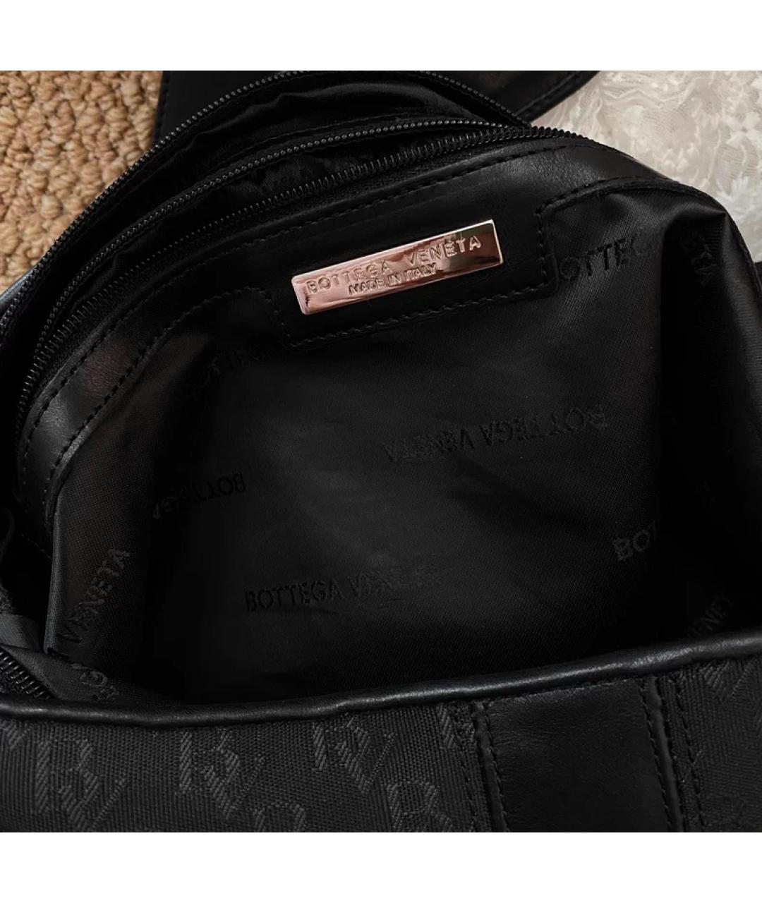 BOTTEGA VENETA Черная сумка с короткими ручками, фото 6