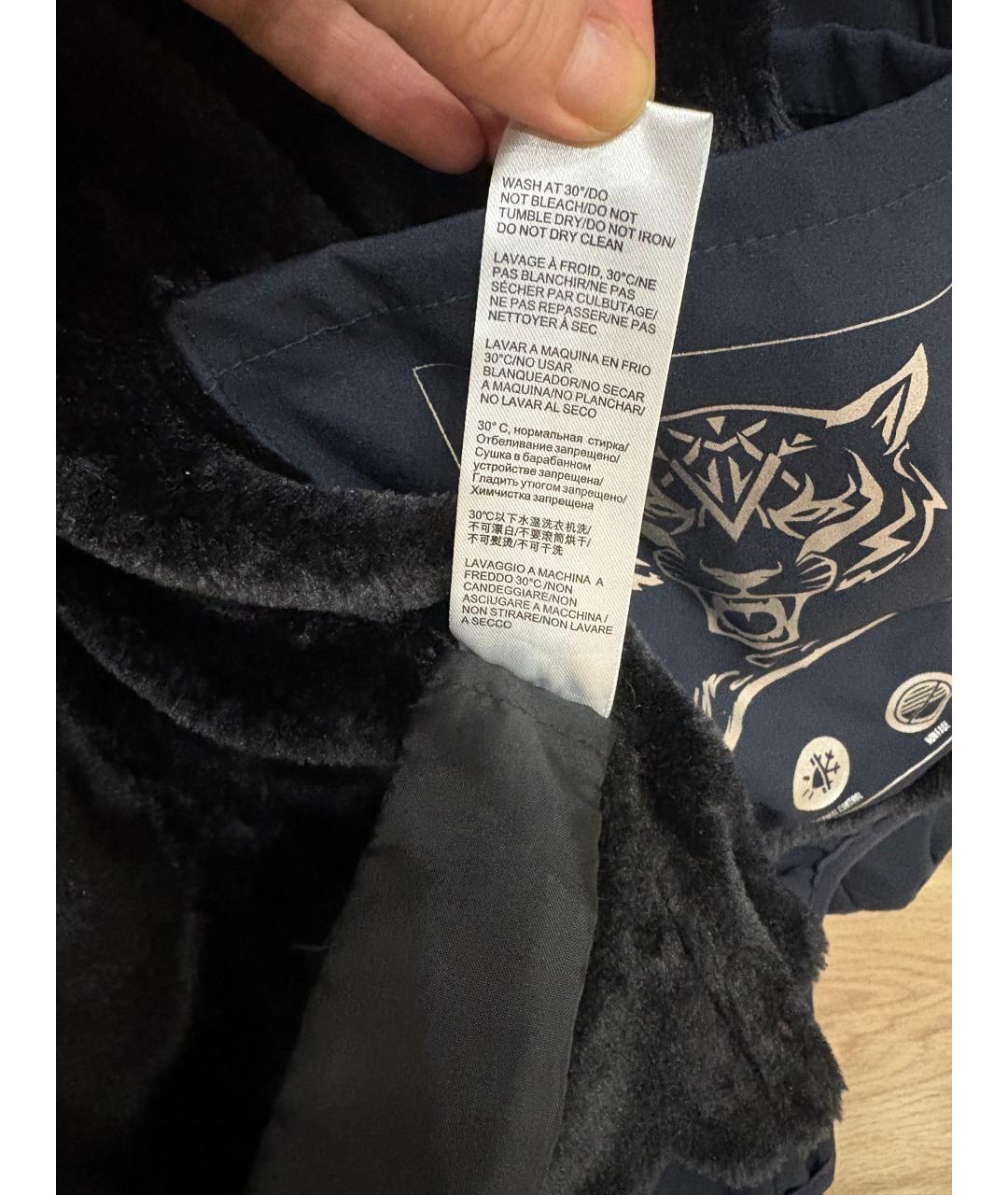 PHILIPP PLEIN Черная полиэстеровая куртка, фото 5