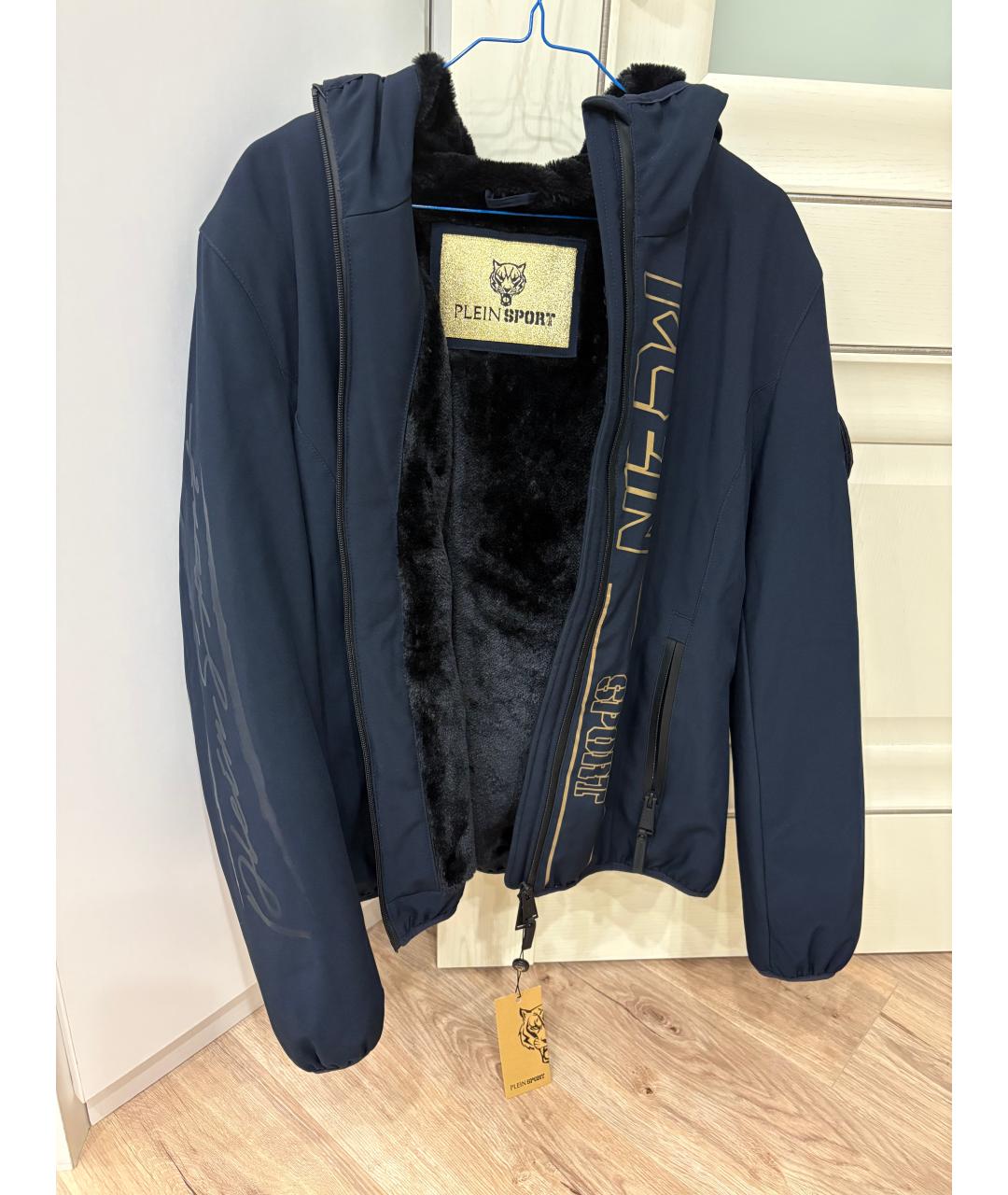 PHILIPP PLEIN Черная полиэстеровая куртка, фото 10