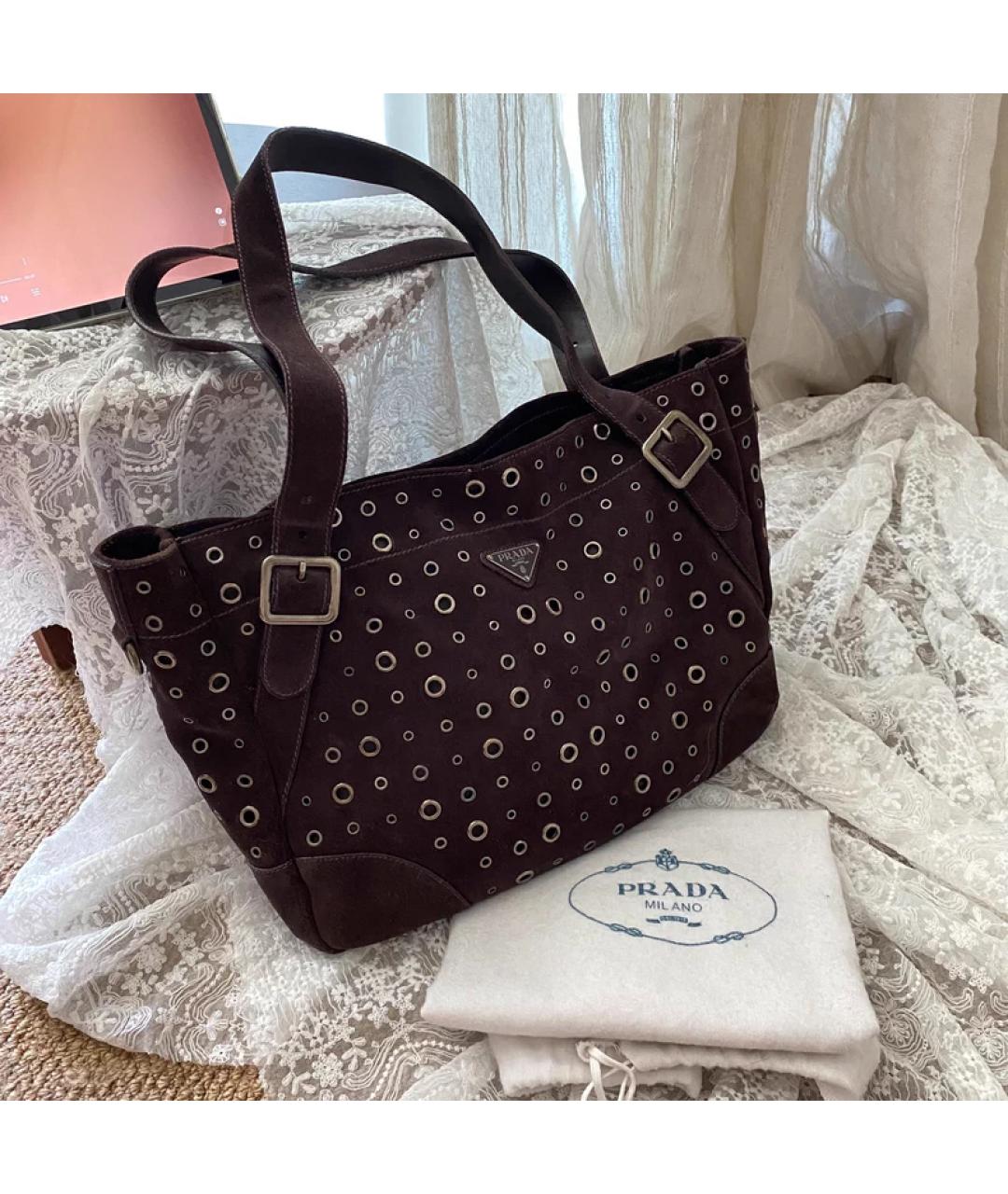 PRADA Черная сумка с короткими ручками, фото 9