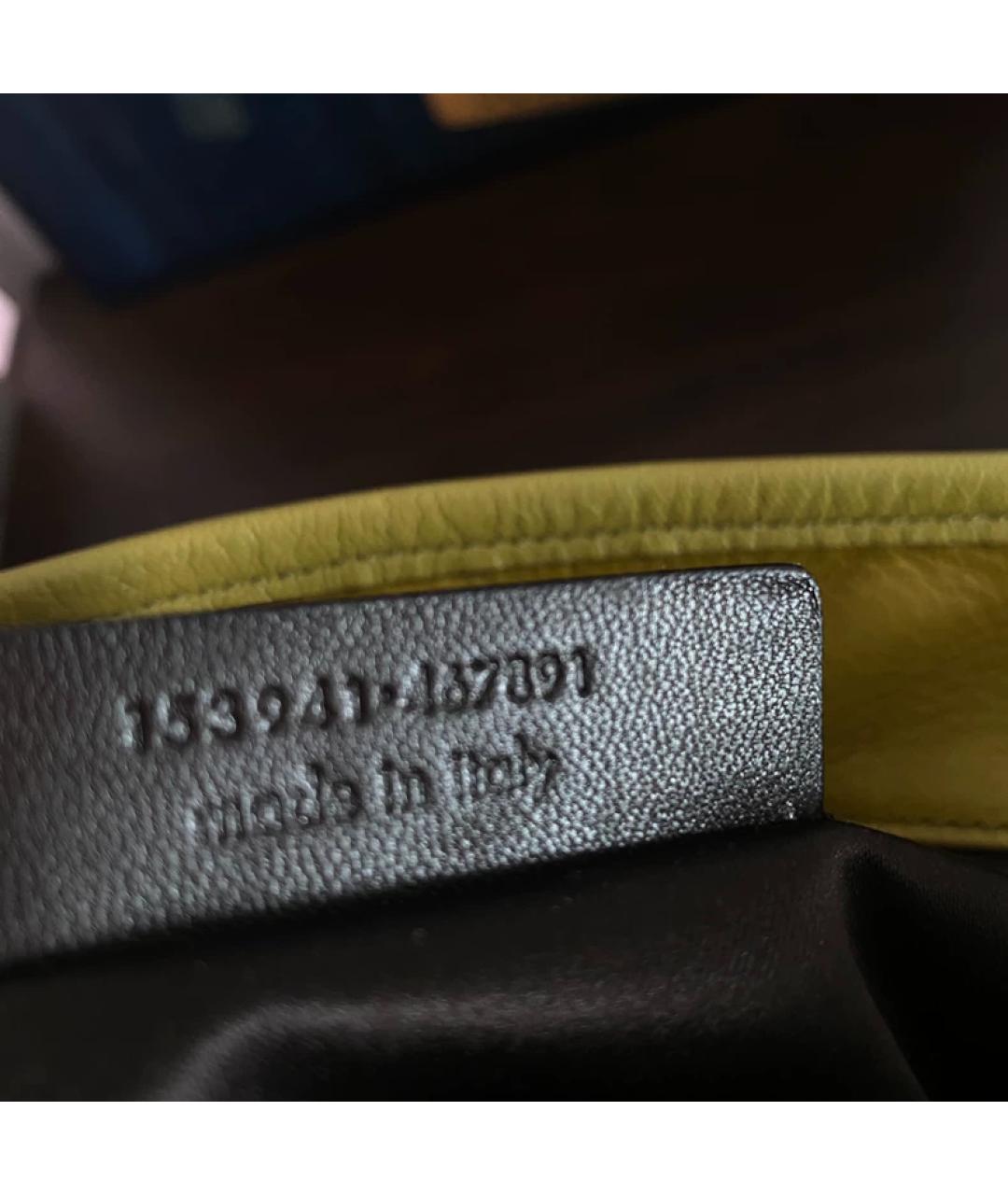 SAINT LAURENT Бежевая тканевая сумка с короткими ручками, фото 6