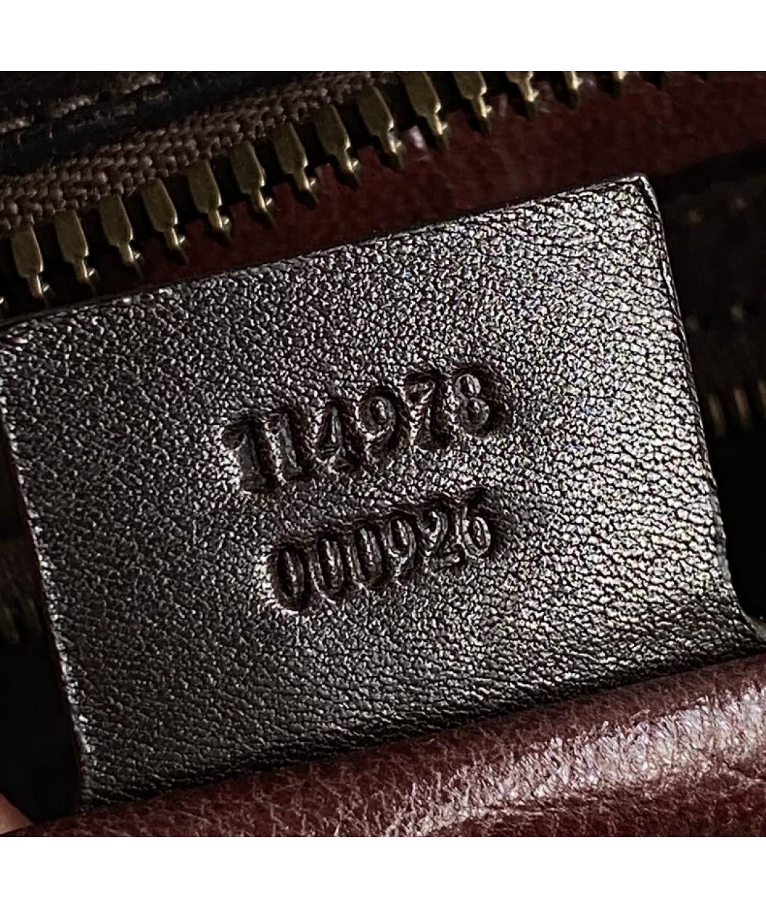 GUCCI Коричневая меховая сумка с короткими ручками, фото 8