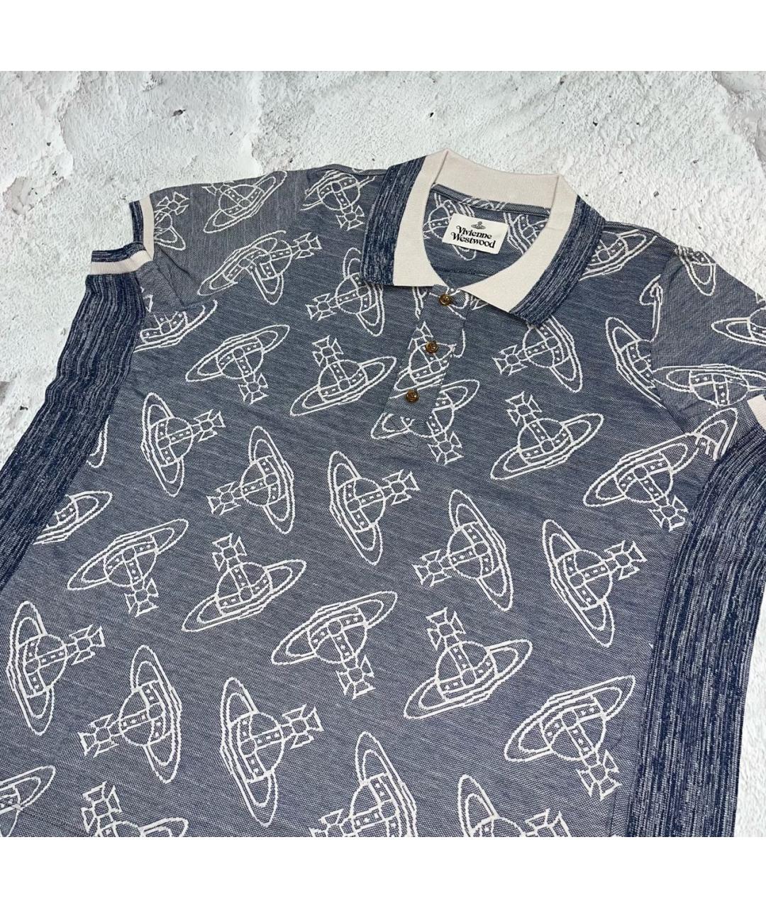 VIVIENNE WESTWOOD Мульти хлопковое поло с коротким рукавом, фото 3