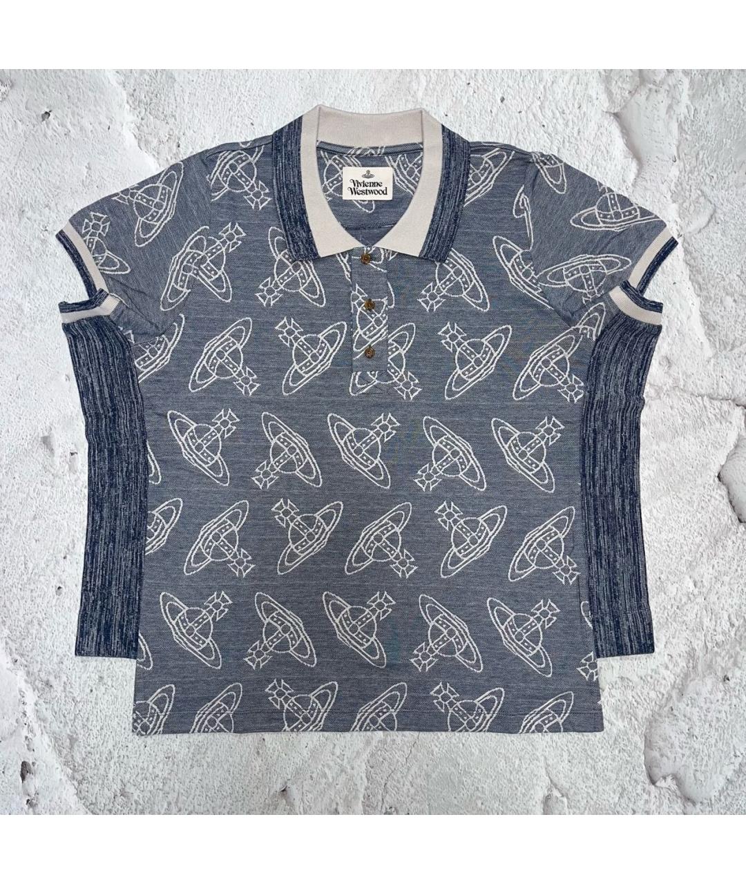 VIVIENNE WESTWOOD Мульти хлопковое поло с коротким рукавом, фото 5