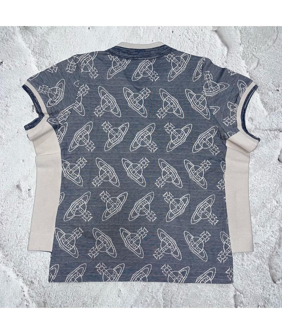 VIVIENNE WESTWOOD Мульти хлопковое поло с коротким рукавом, фото 2