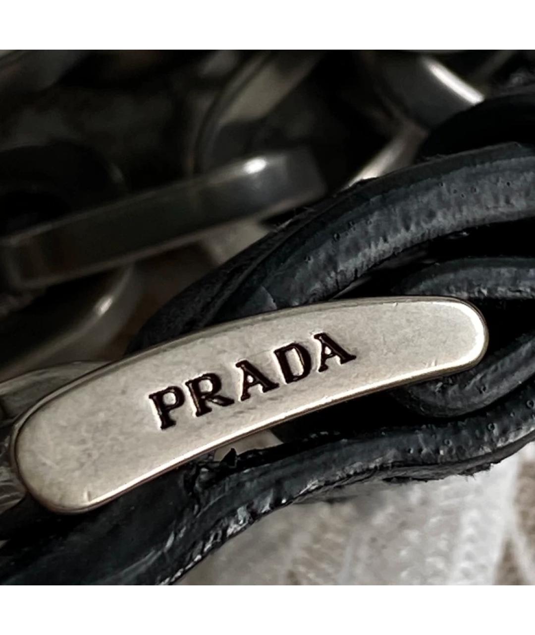 PRADA Розовая кожаная сумка с короткими ручками, фото 2