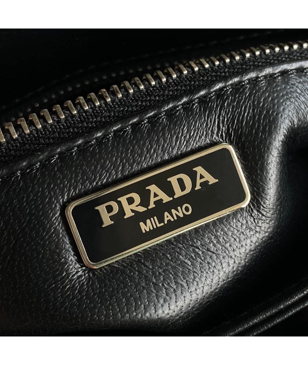 PRADA Розовая кожаная сумка с короткими ручками, фото 4