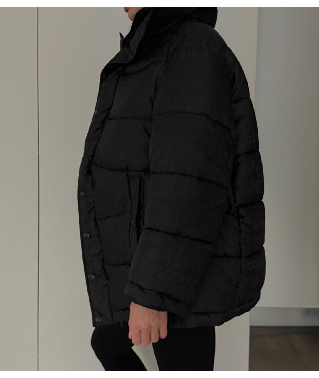 BALENCIAGA Черный хлопковый пуховик, фото 6