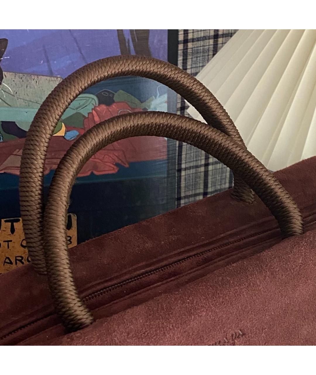 PRADA Коричневая сумка с короткими ручками, фото 2