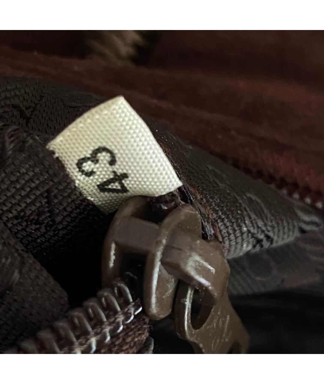 PRADA Коричневая сумка с короткими ручками, фото 4