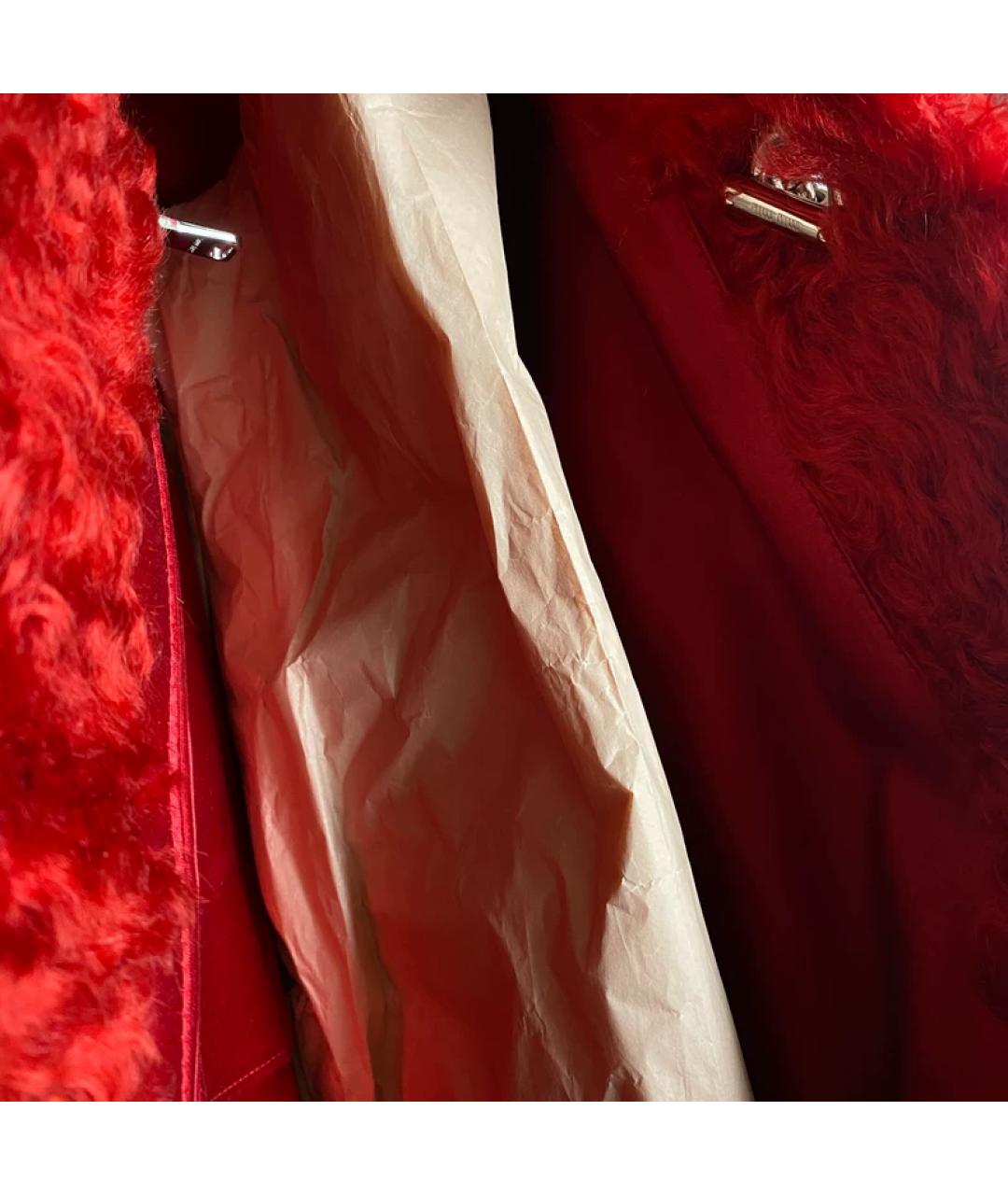 MIU MIU Красная сумка с короткими ручками, фото 3