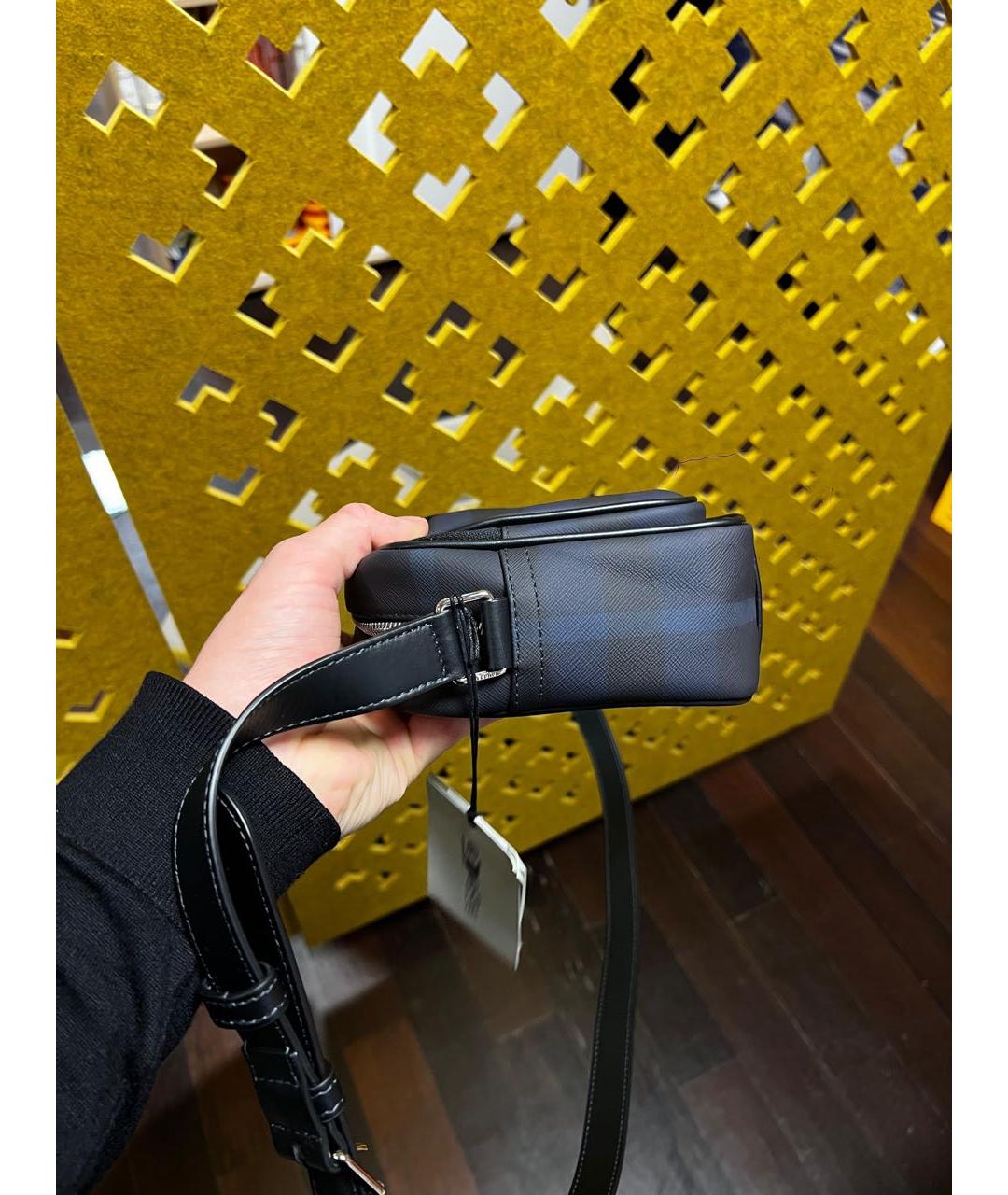 BURBERRY Синяя кожаная сумка на плечо, фото 5