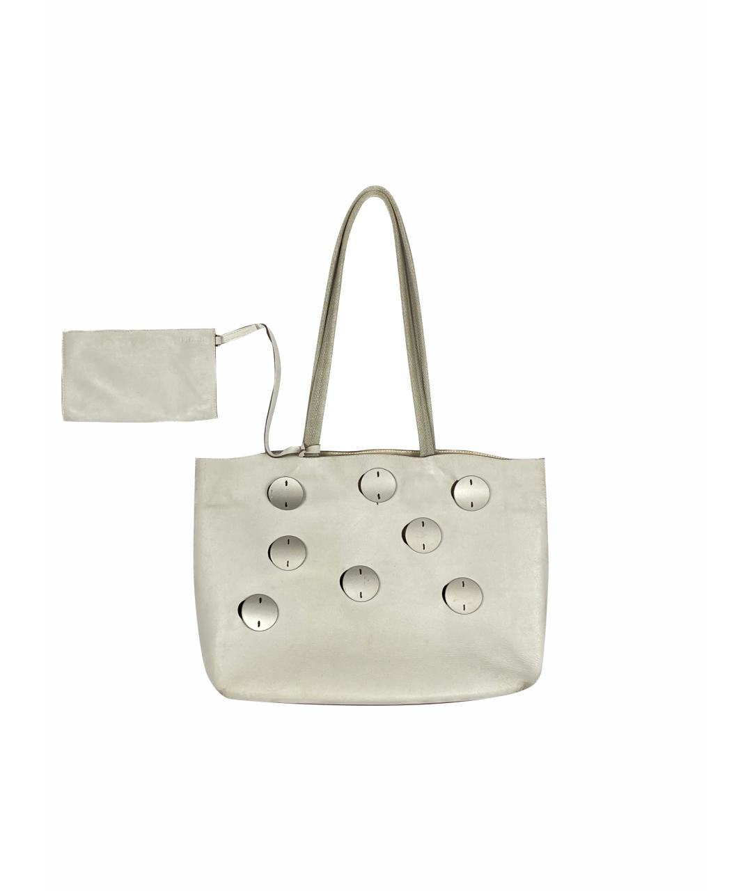 PRADA Бежевая тканевая сумка с короткими ручками, фото 1