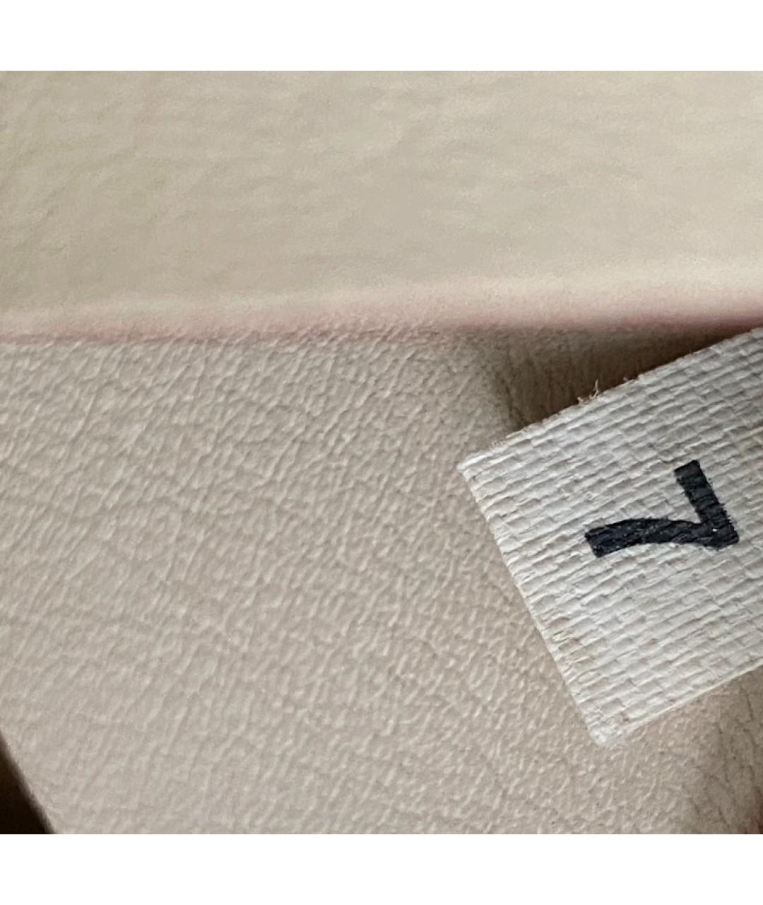 PRADA Бежевая тканевая сумка с короткими ручками, фото 4