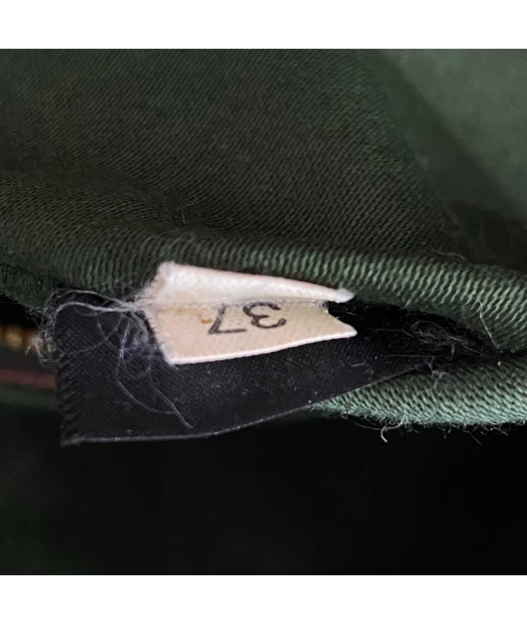 MIU MIU Коричневая кожаная сумка с короткими ручками, фото 8