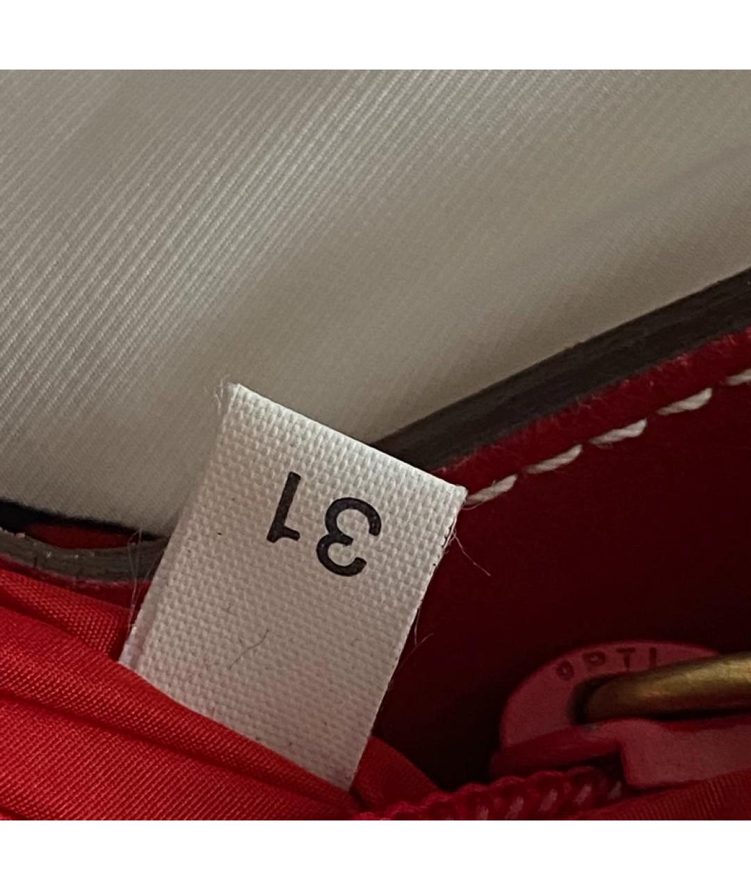 MIU MIU Красная сумка с короткими ручками, фото 3