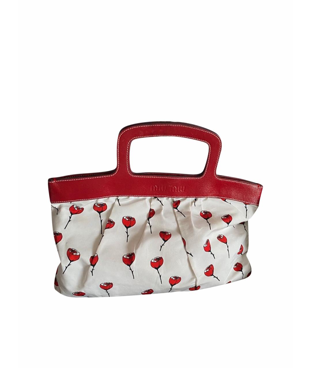 MIU MIU Красная сумка с короткими ручками, фото 1